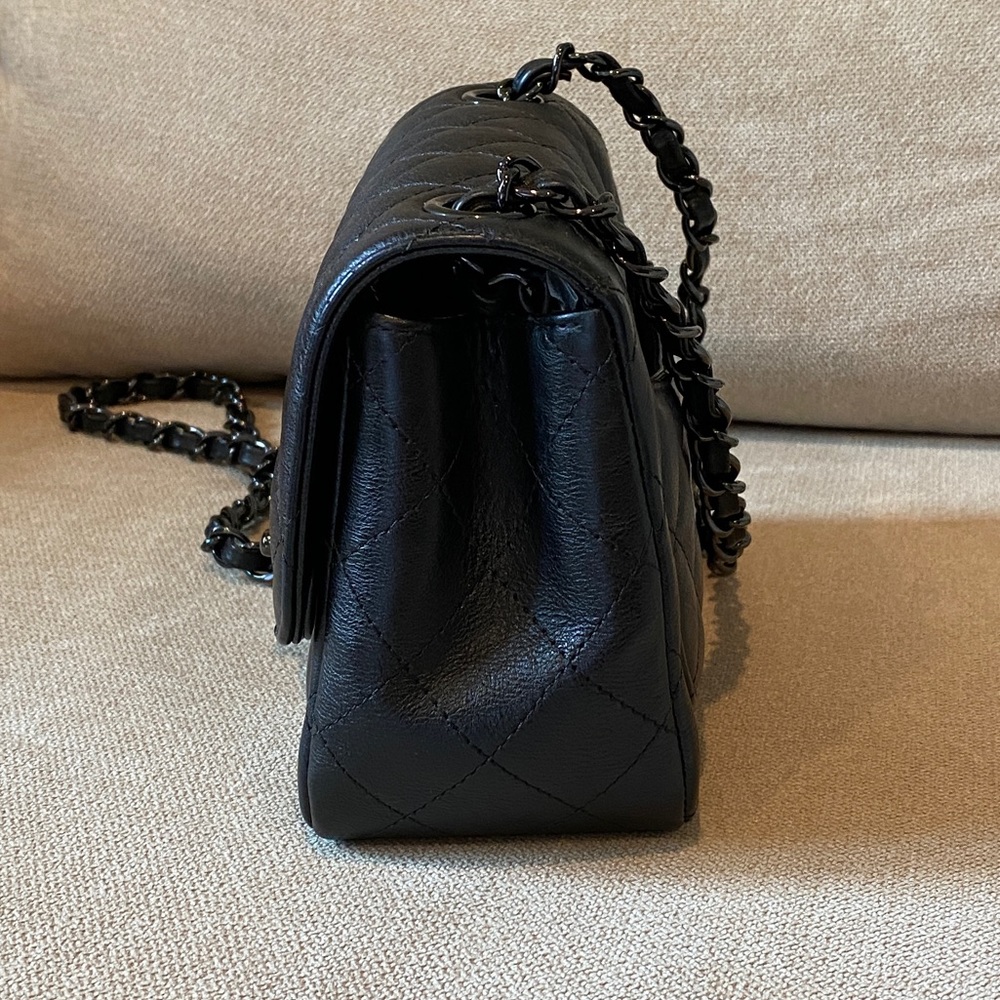 Authentic Chanel So Black Mini square. - Picture 6 of 13